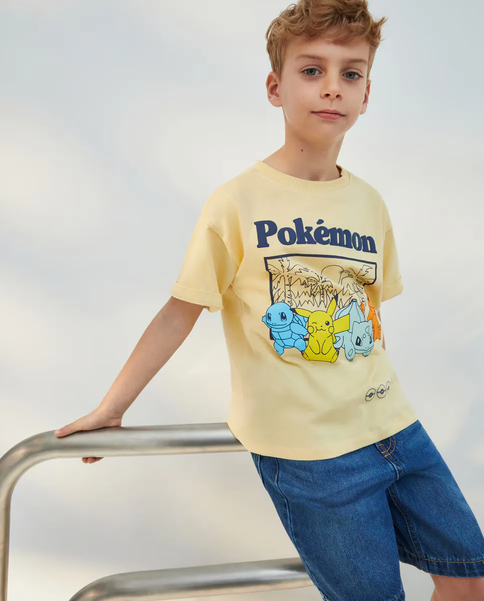 

Футболка Pokémon Boy Kids El Corte Inglés, жёлтый