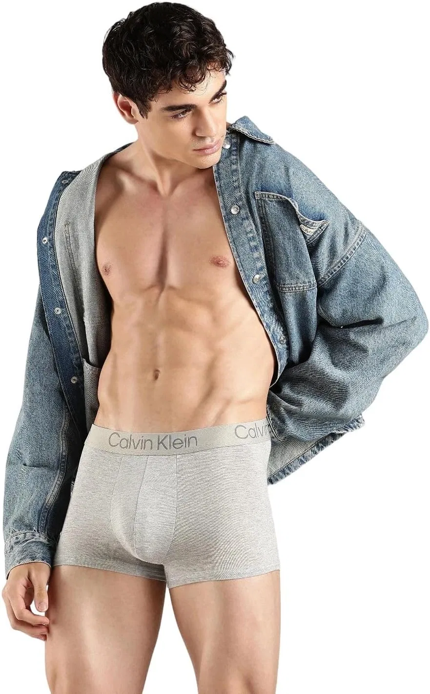 Трусы Calvin Klein, черный, синий, серый