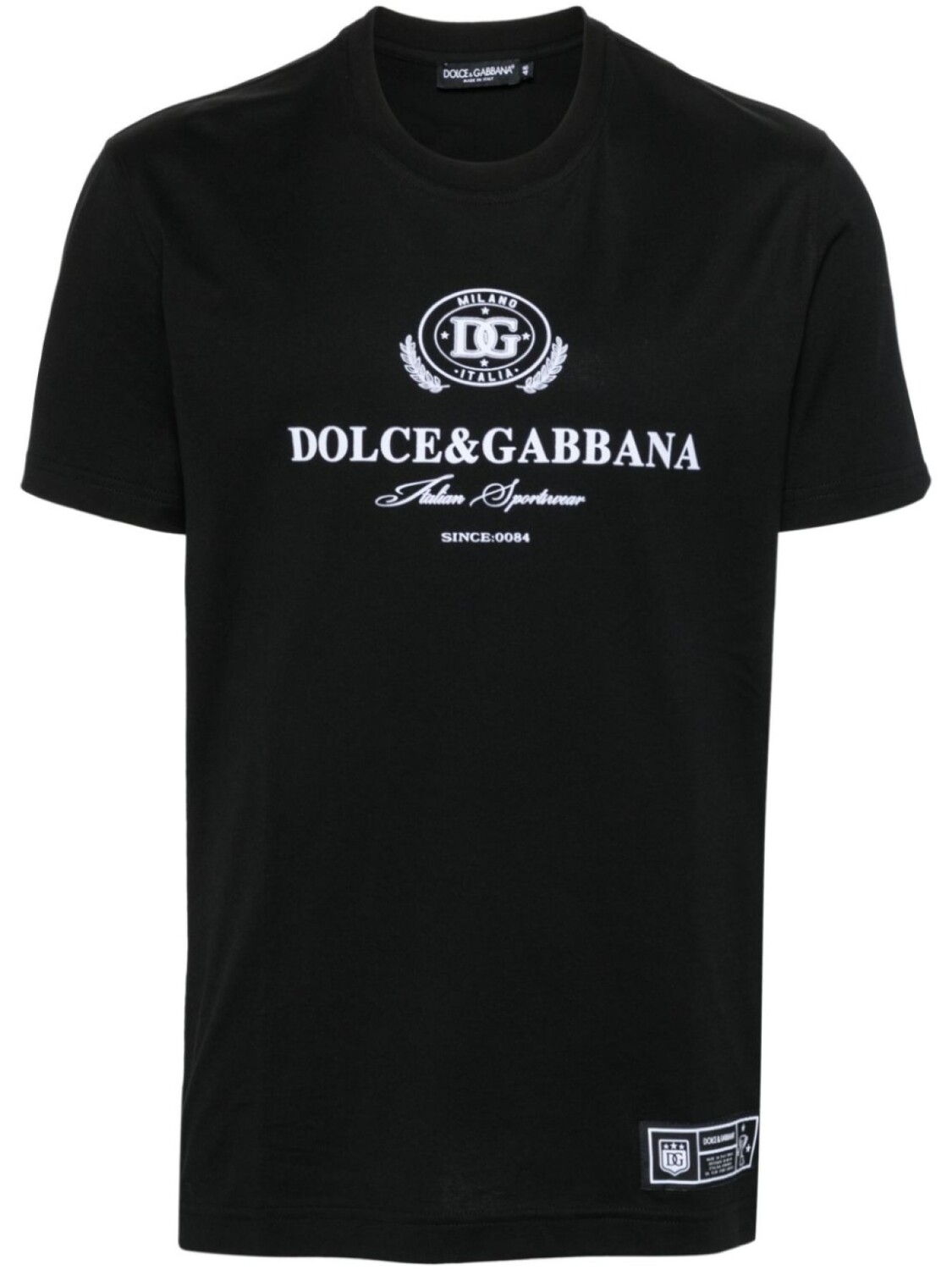 

Dolce & Gabbana футболка с фактурным логотипом, черный