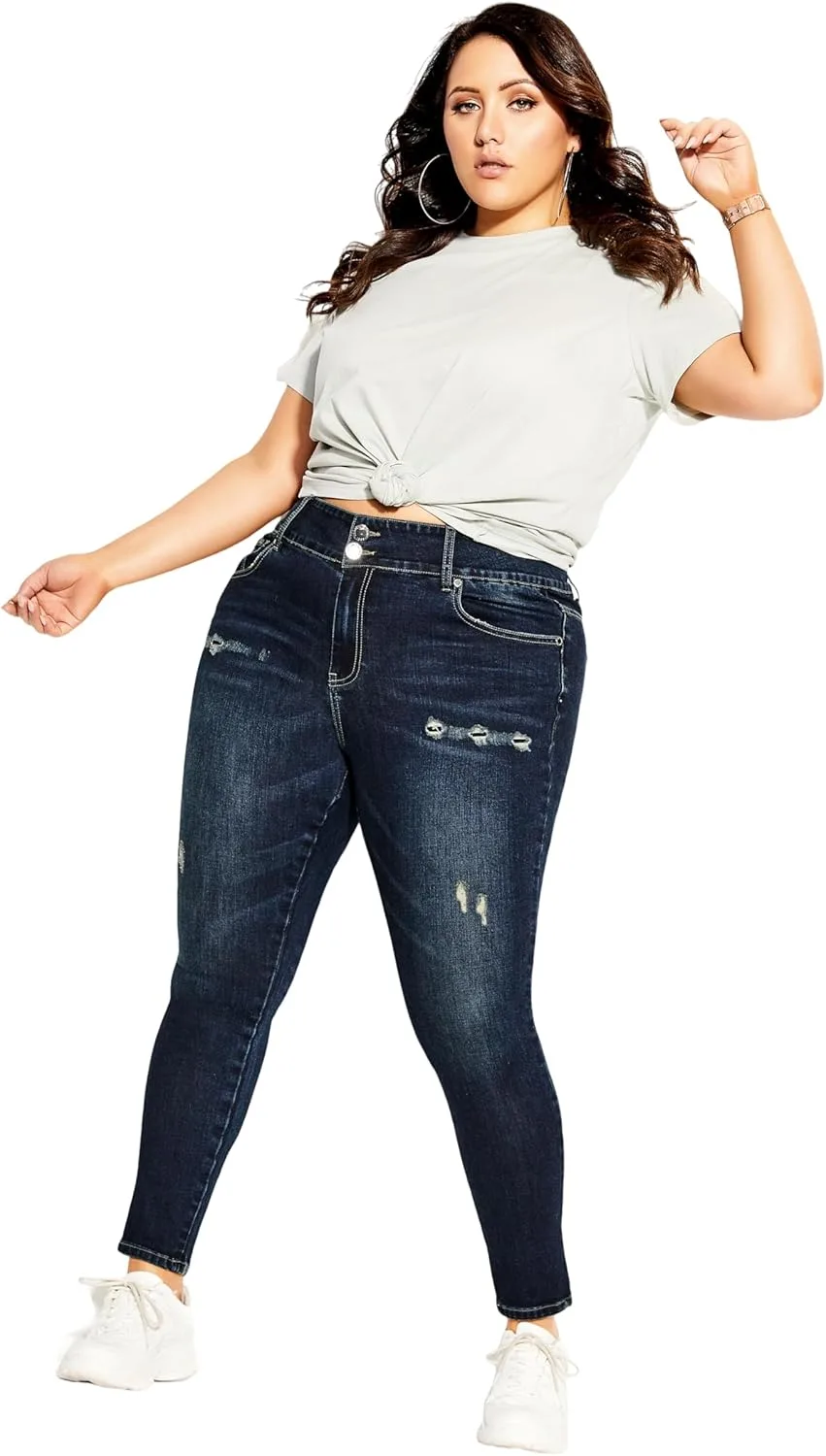 

City Chic джинсы женские - Baby Rip