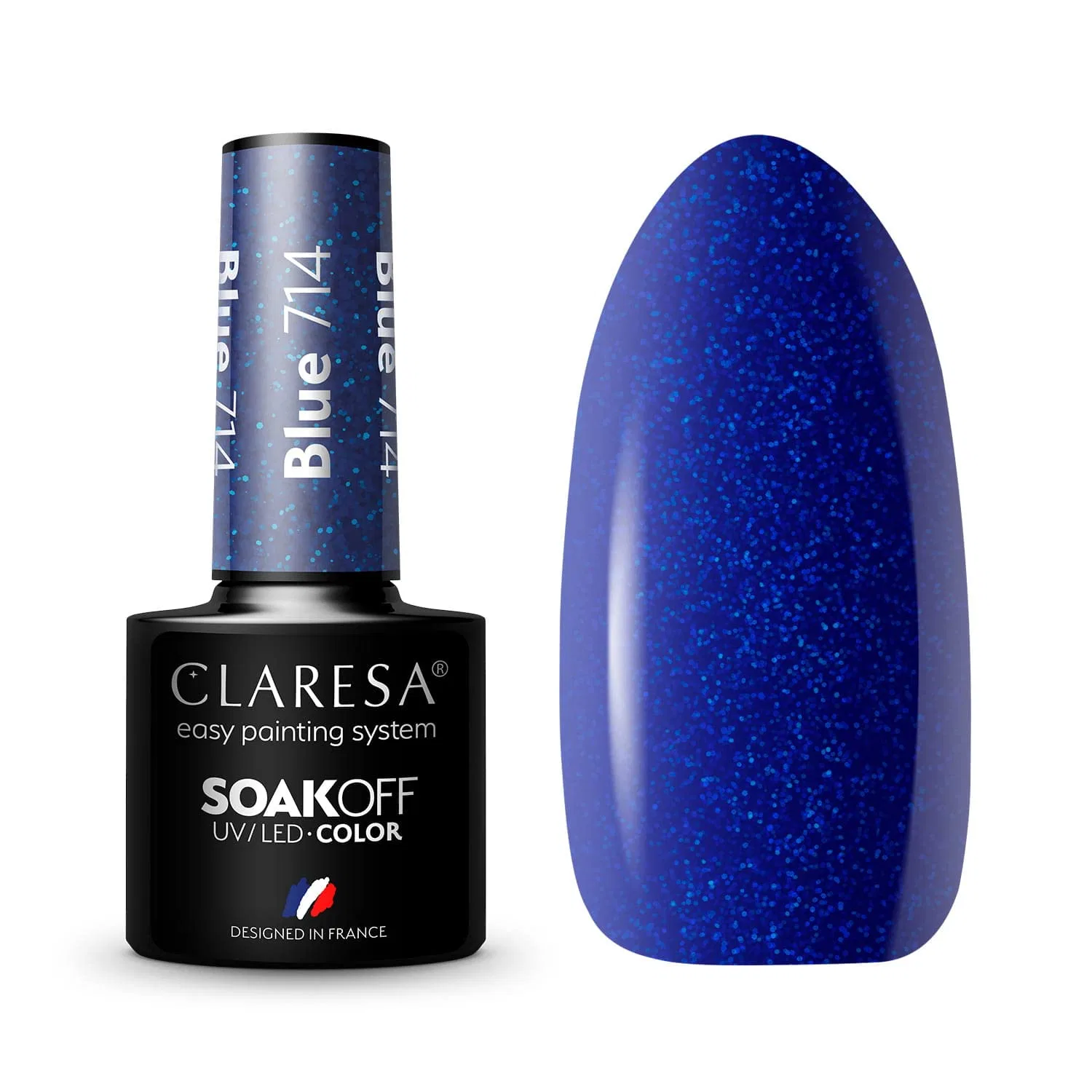 Гибридный УФ/LED гель-лак «Blue No. 714» 5 мл от Claresa Claresa