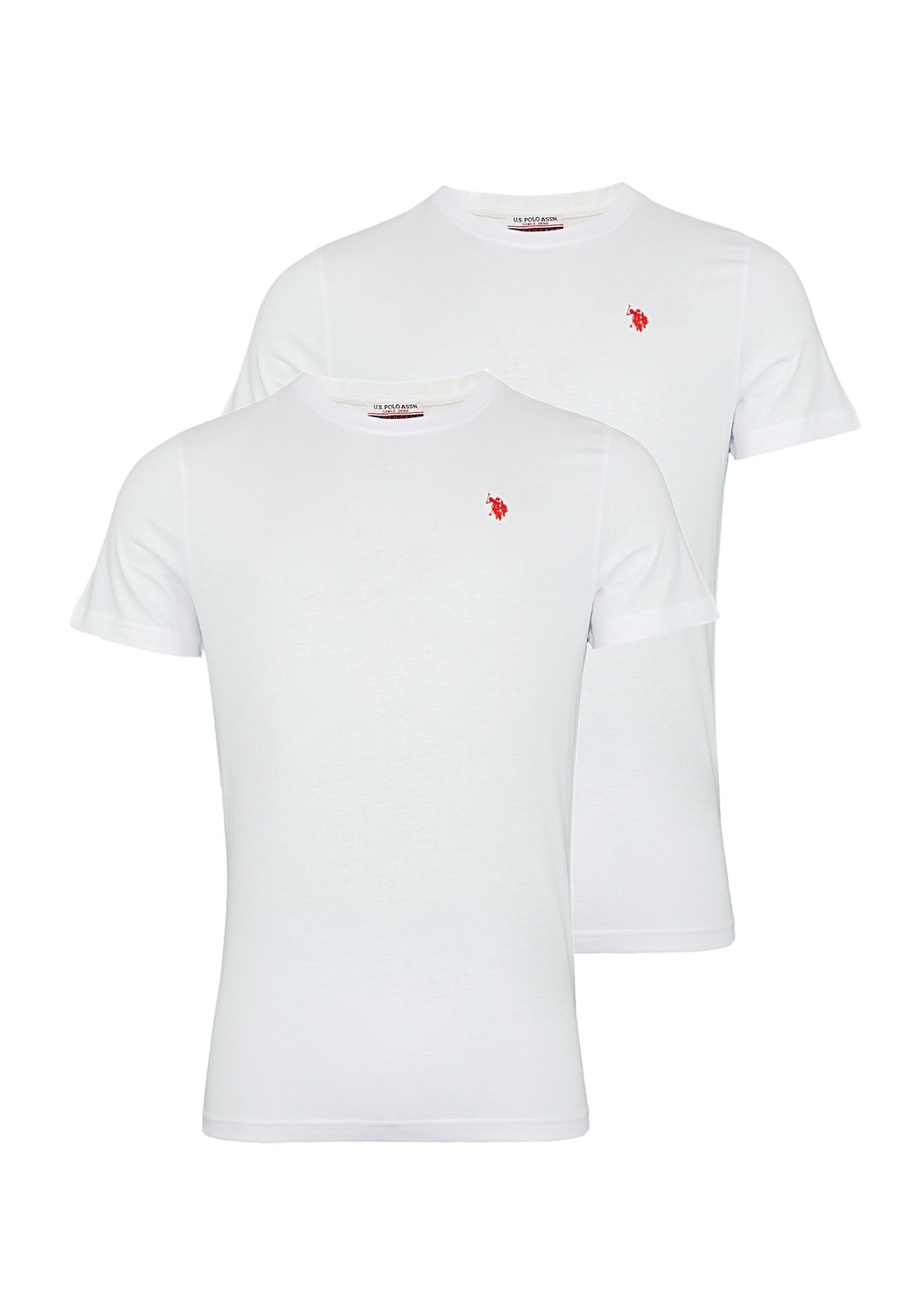 Базовая футболка 2 PACK SHORTSLEEVE R-NECK U.S. Polo Assn., белый — фото 4