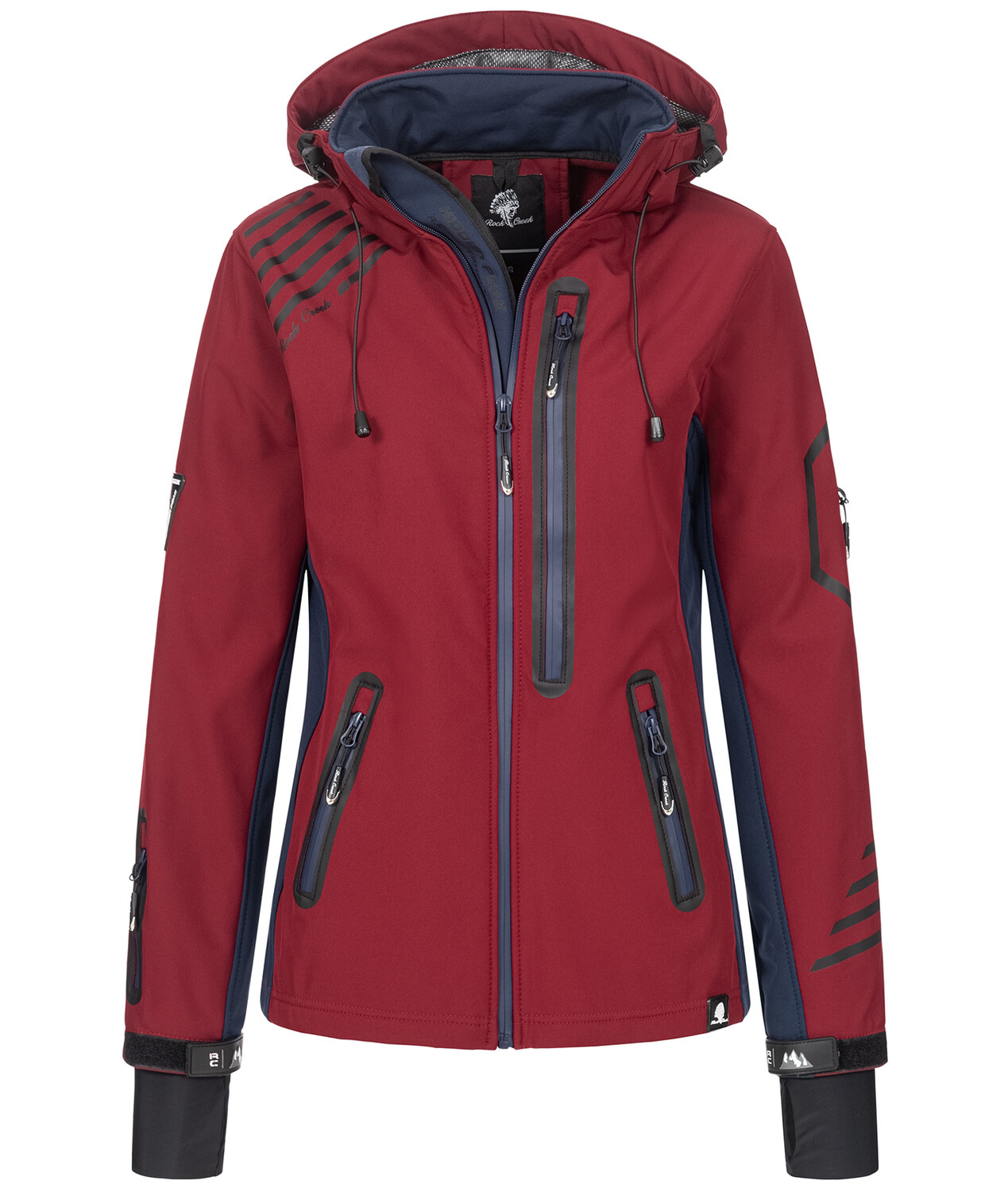 

Куртка софтшелл Rock Creek Jacke, цвет Weinrot, Коричневый, Куртка софтшелл Rock Creek Jacke, цвет Weinrot