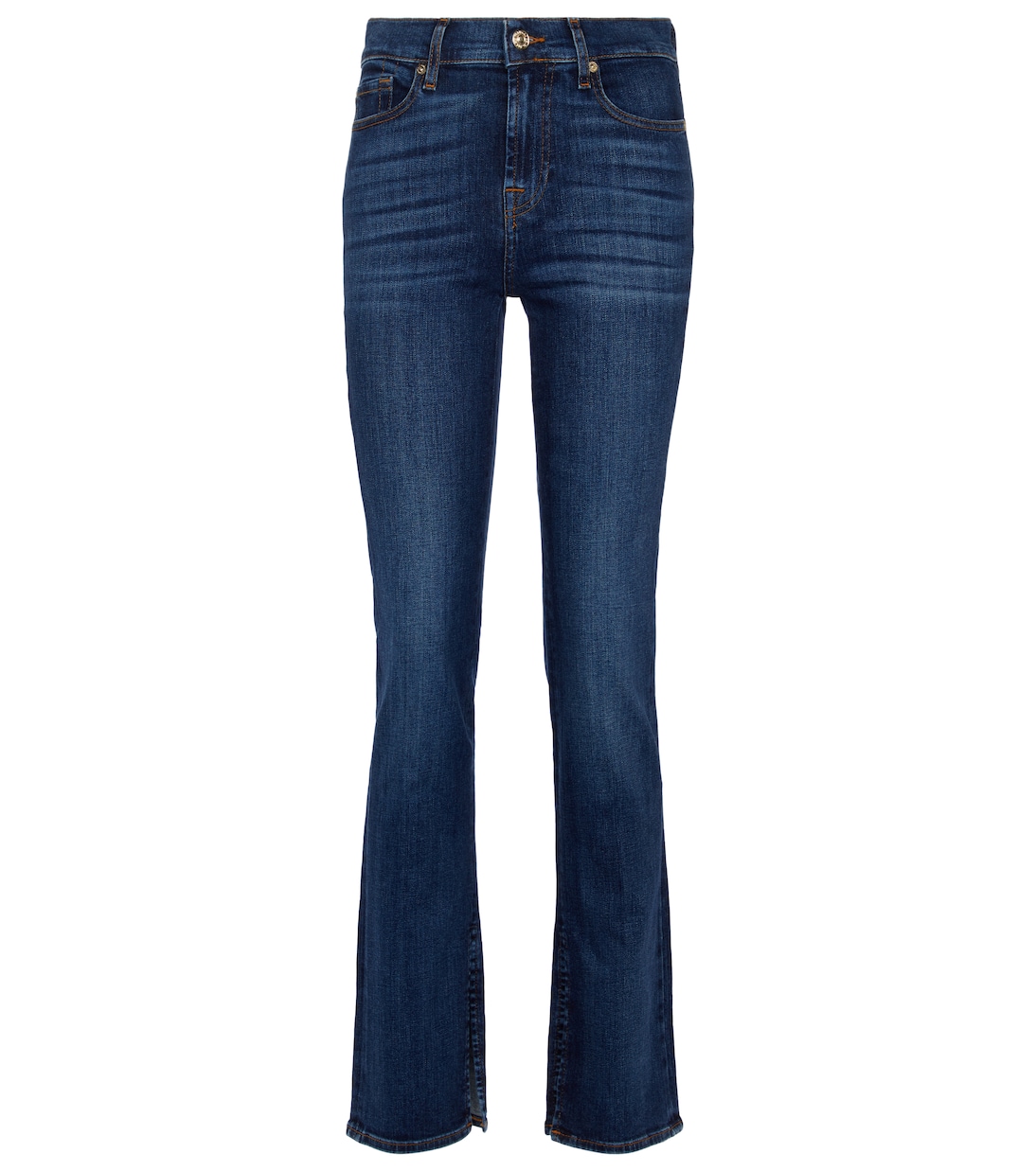 

Джинсы Straight средней посадки 7 For All Mankind, Soho Dark Blue