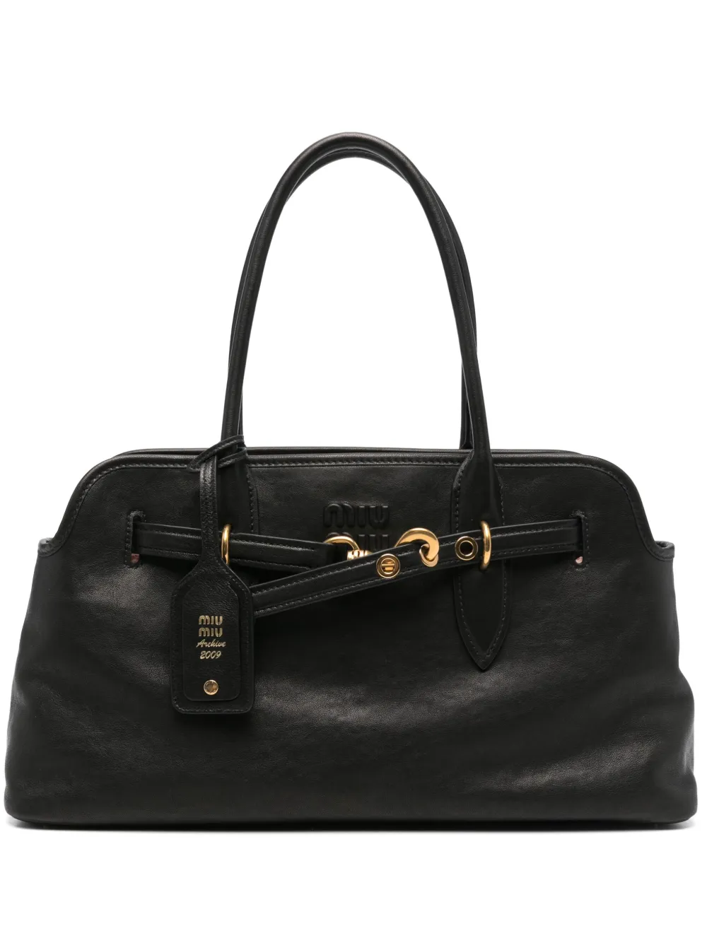 

Сумка-тоут Aventure MIU MIU, черный