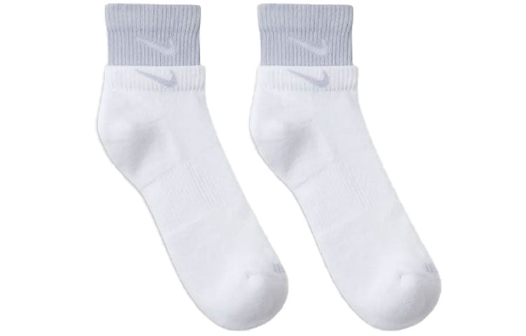 Носки Nike Unisex Everyday Plus Cushioned Ankle Tube Socks 2 Packs Purple, фиолетовый — фото 3