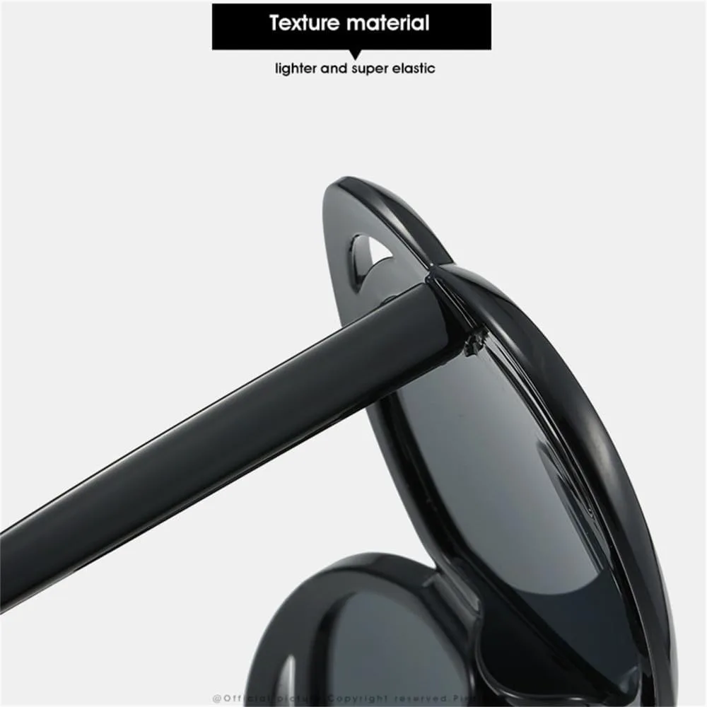 

Солнцезащитные очки для женщин и мужчин, круглые, с градиентными линзами, поликарбонатная оправа, винтажный стиль, защита от ультрафиолета UV400 MTZJH, C2