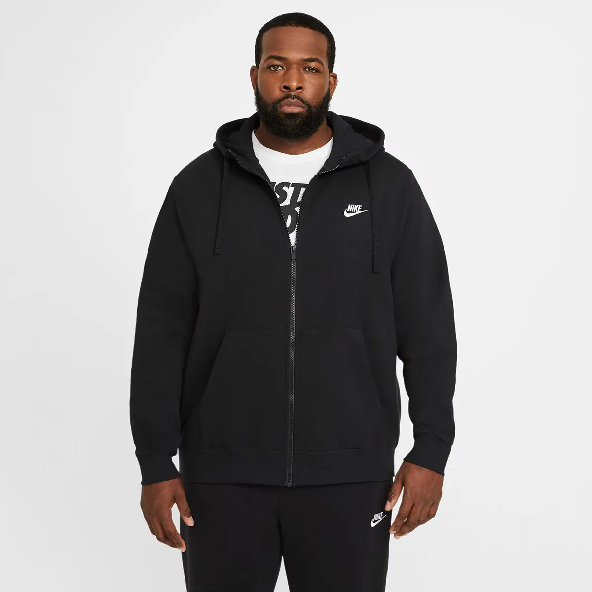 

Мужская флисовая толстовка Nike Sportswear Club, черный