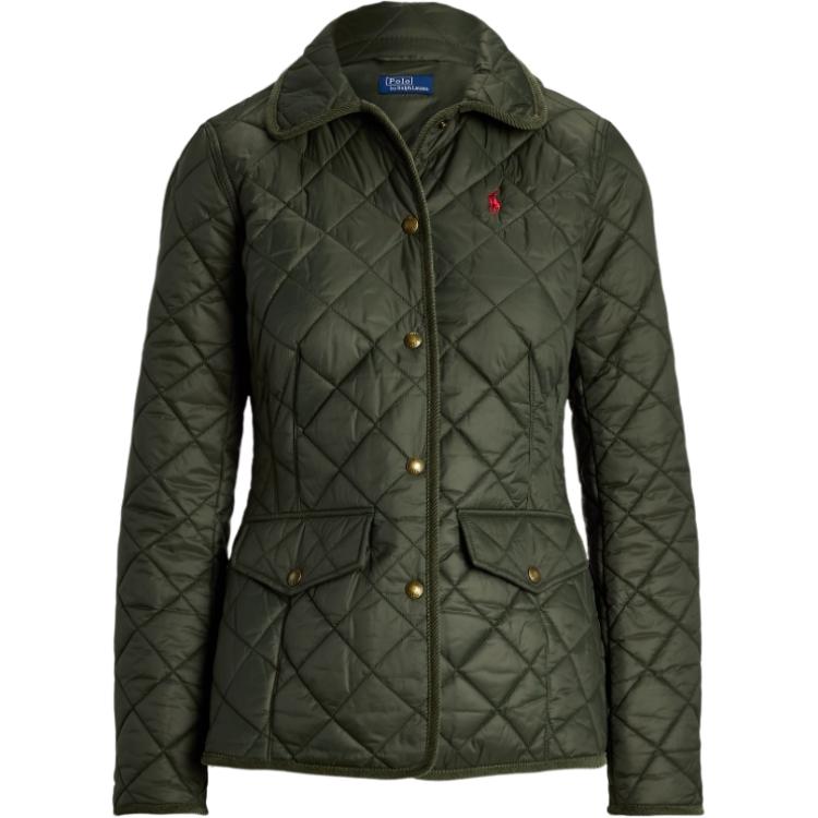 Polo Ralph Lauren Пуховик FW24 женский зеленый, Green — фото 3