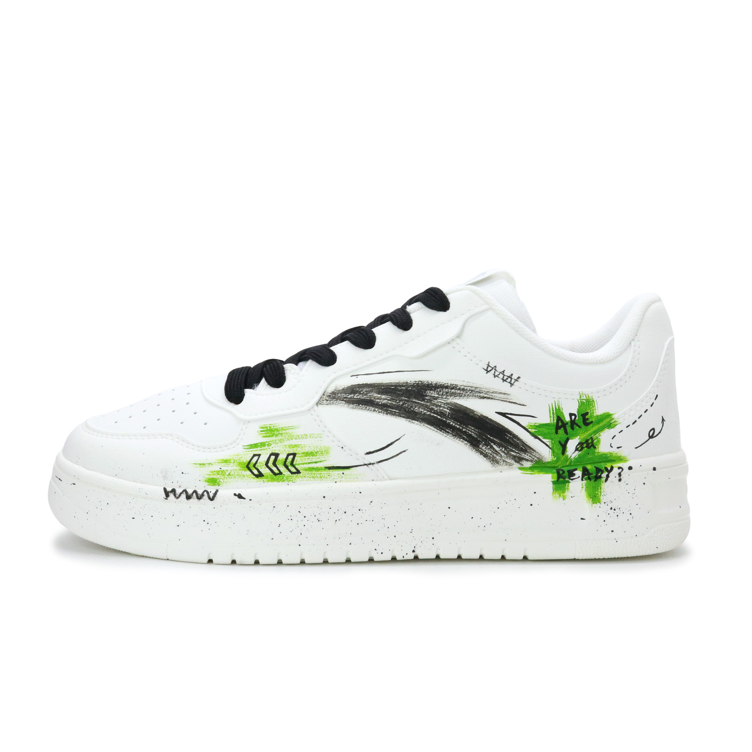 

Легко изнашиваемые, дышащие низкие скейтбордистские кроссовки унисекс Anta, белый