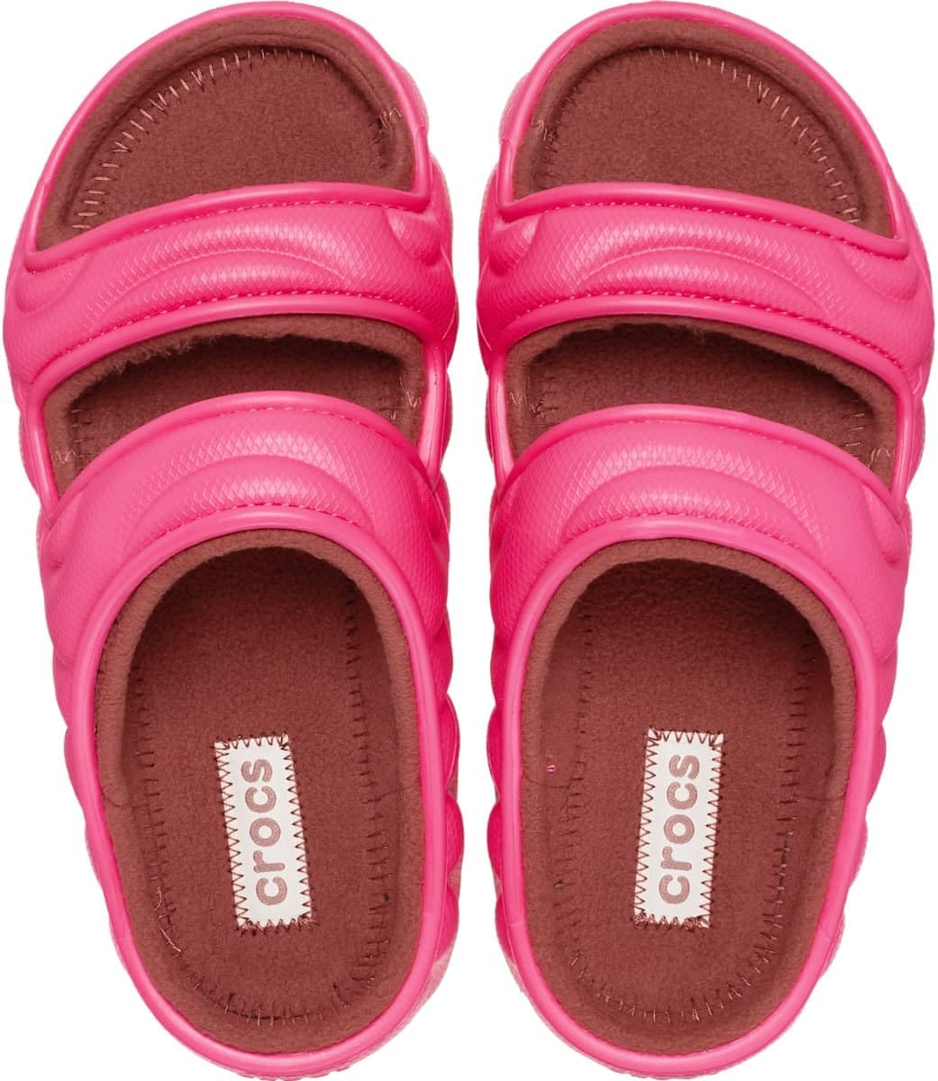 Мужские шлепанцы Crocs Classic Cozzzy Overpuff, Pitaya — фото 3