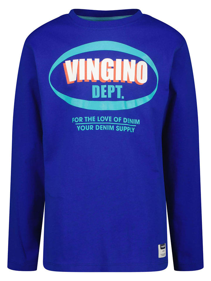 

Vingino Футболка с длинными рукавами темно-синего цвета