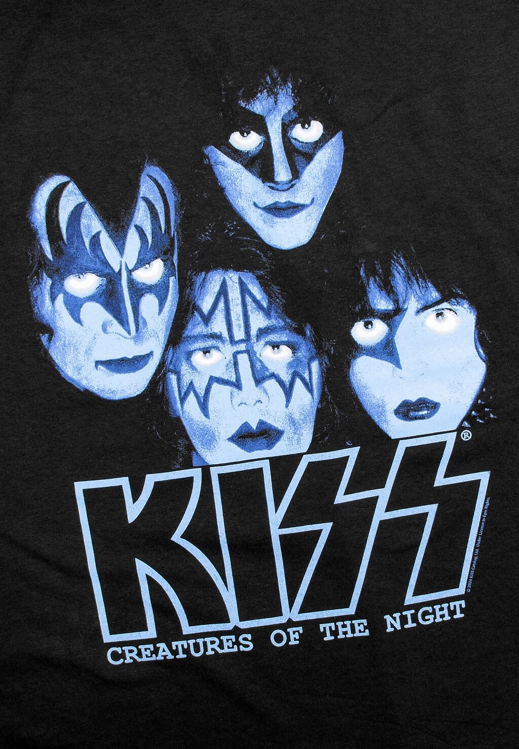 

Футболка с принтом KISS CREATURES OF THE NIGHT Kiss, черный