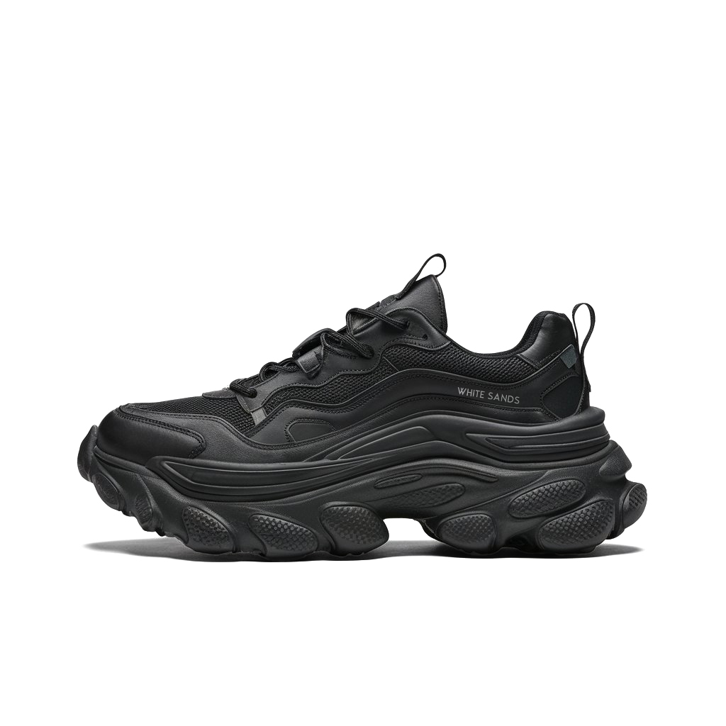 

WHITE SANDS Низкие повседневные мужские туфли черные, цвет Black