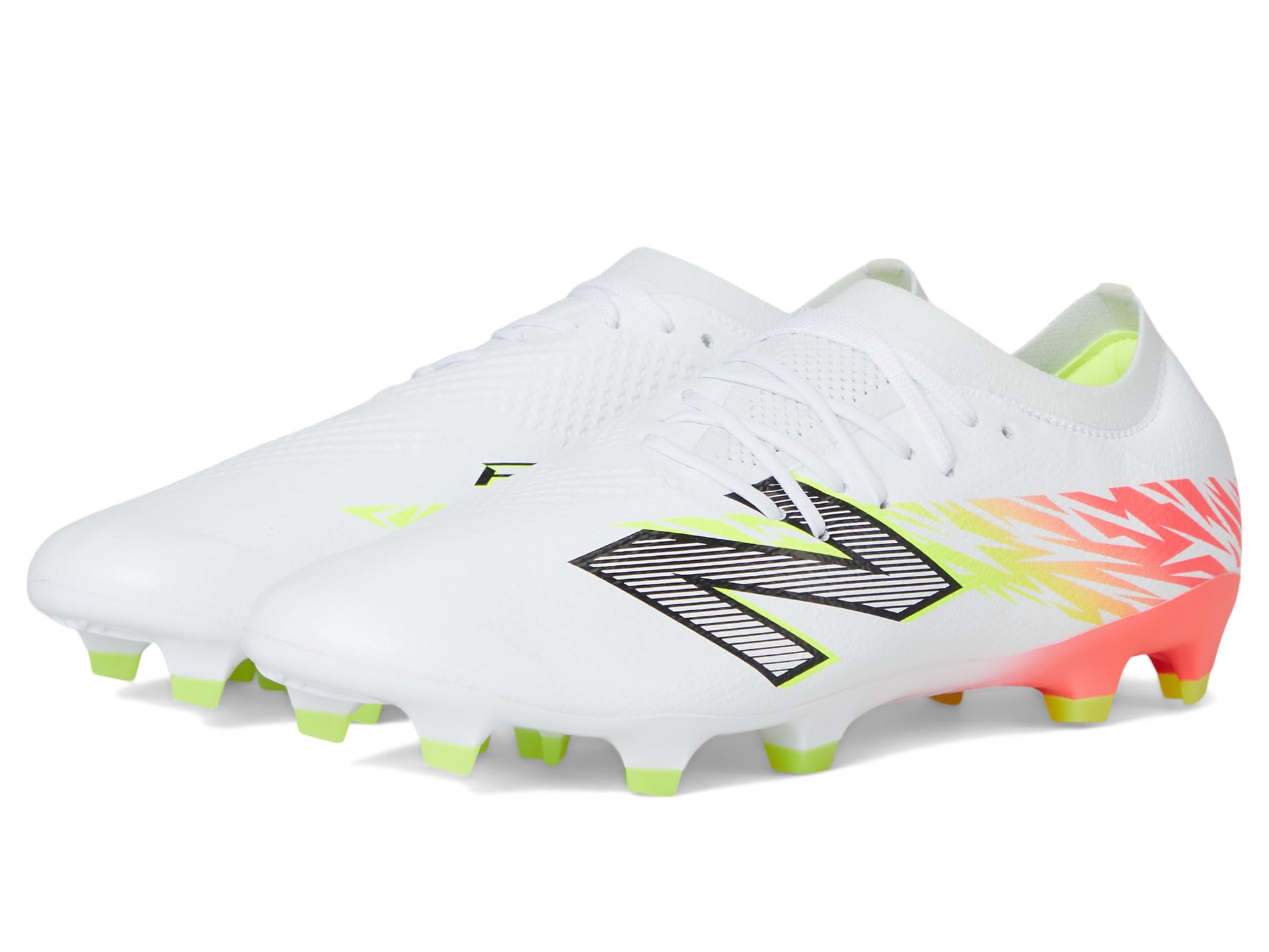 Кроссовки Unisex New Balance Furon Pro FG V8, цвет White/Energy Red/Hi-Lite