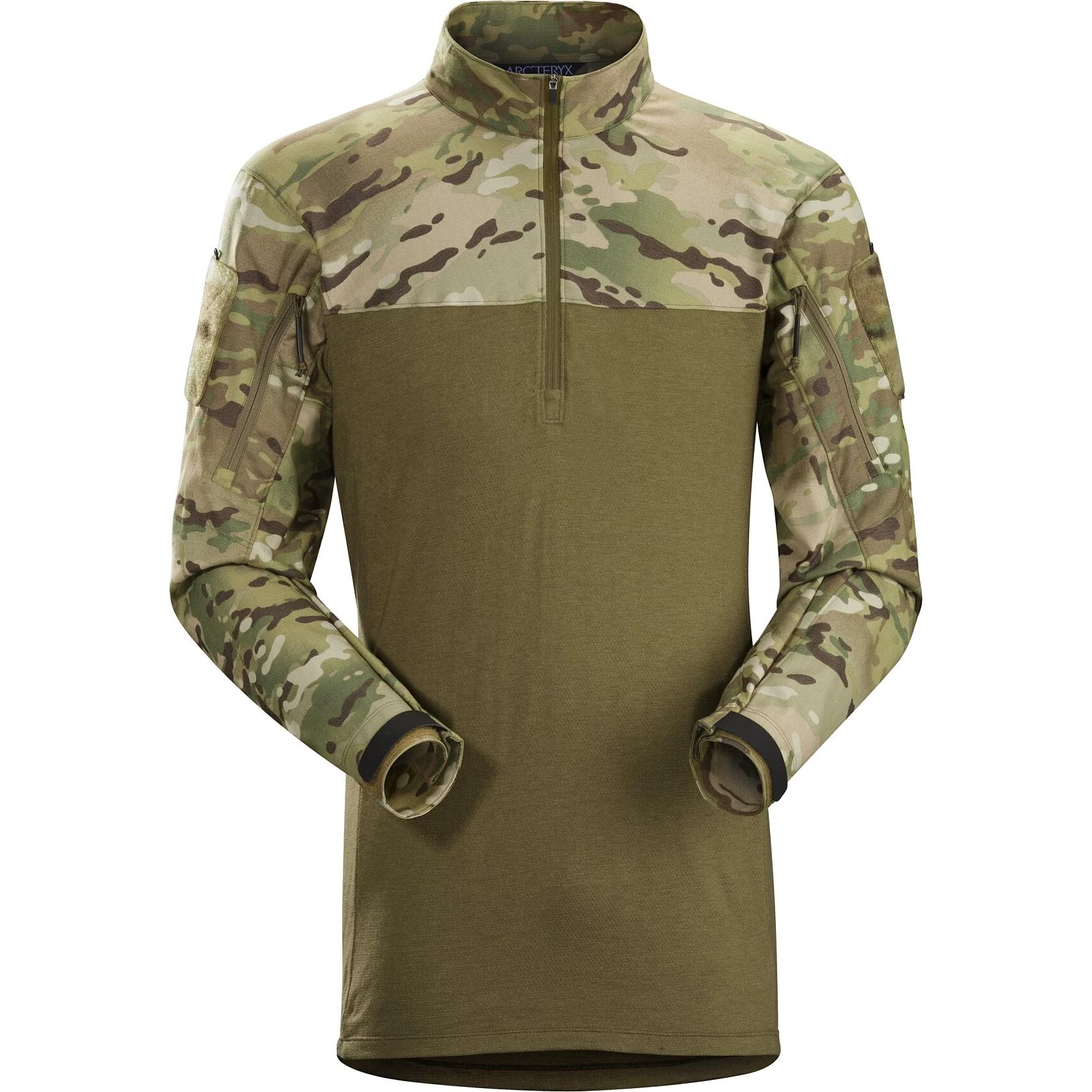 Arcteryx Мужская зеленая футболка LT MultiCam — фото 3