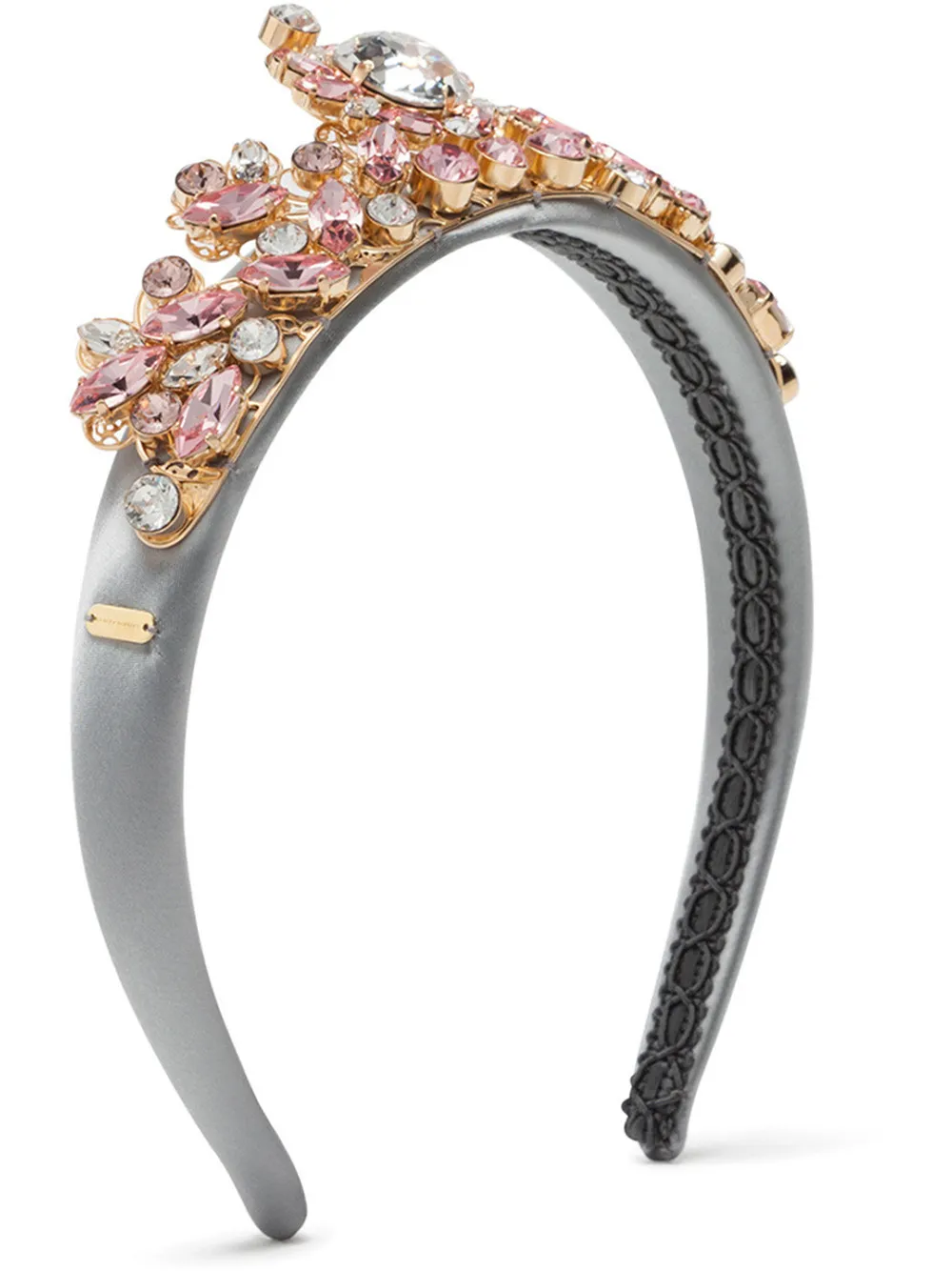 

Ободок с кристаллами Dolce & Gabbana Kids, белый