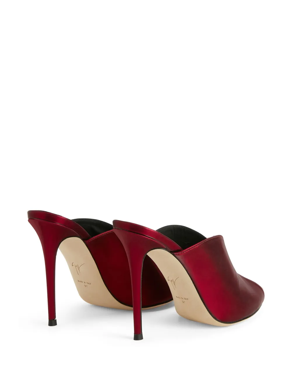 Мюли Intriigo Muse 105 с заостренным носком Giuseppe Zanotti, красный — фото 3