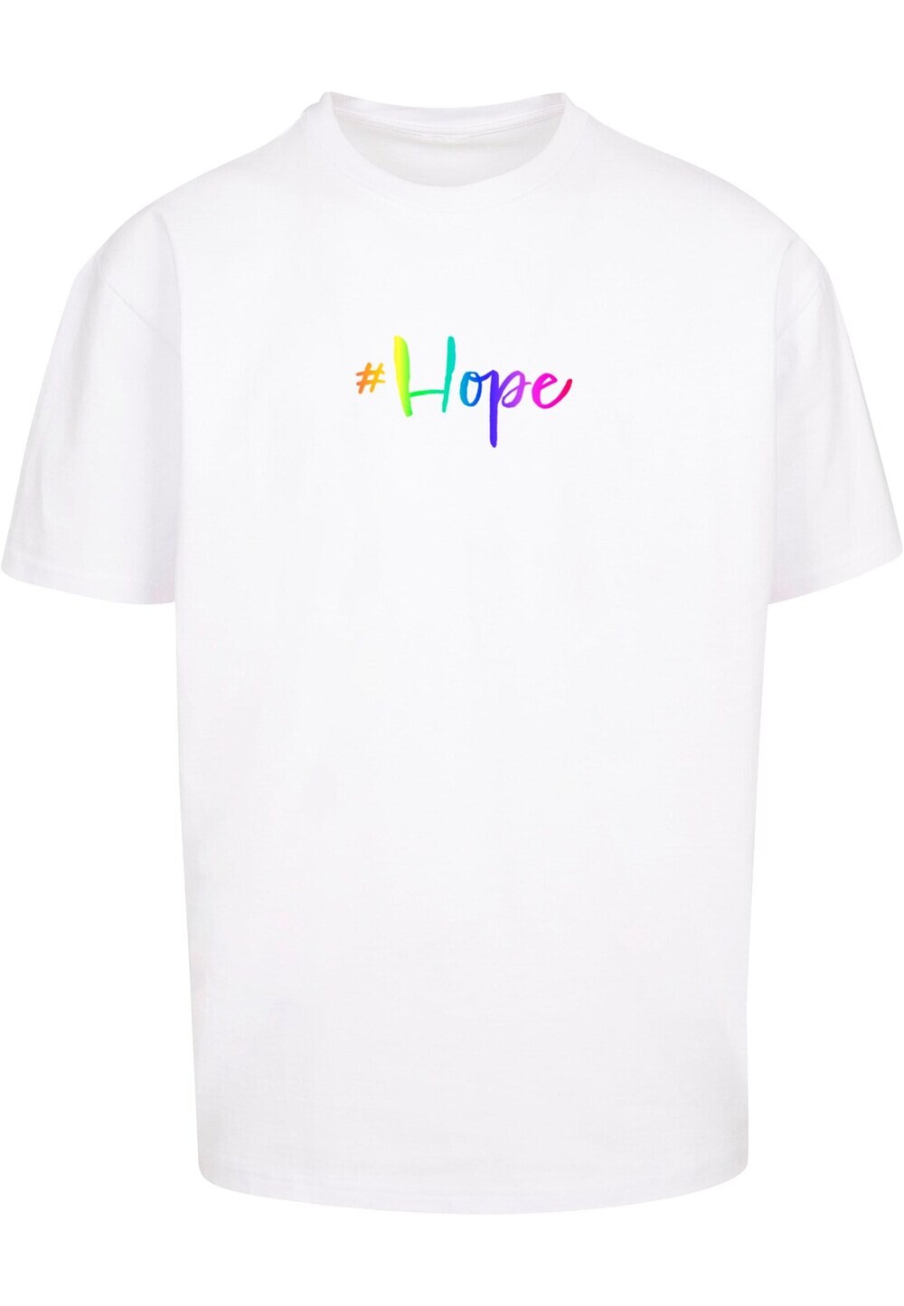 

Футболка Merchcode Hope Rainbow, белый