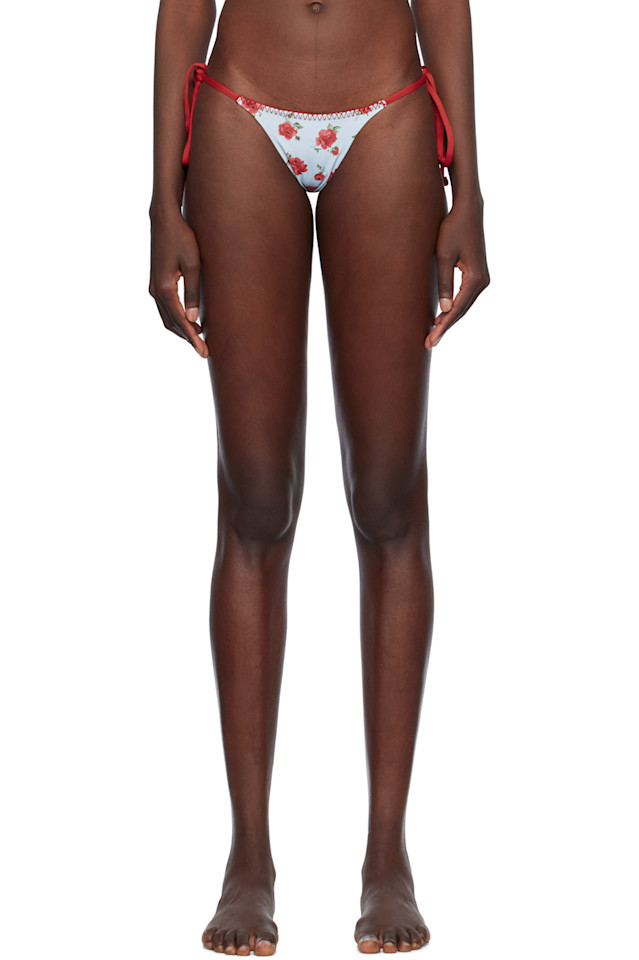 

Божественное откровенное стринги-бикини Frankies Bikinis, розовый