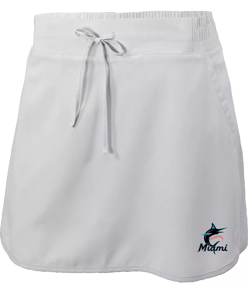 

Женские шорты Columbia Miami Marlins Omni-Wick Lakewood Pines, белый