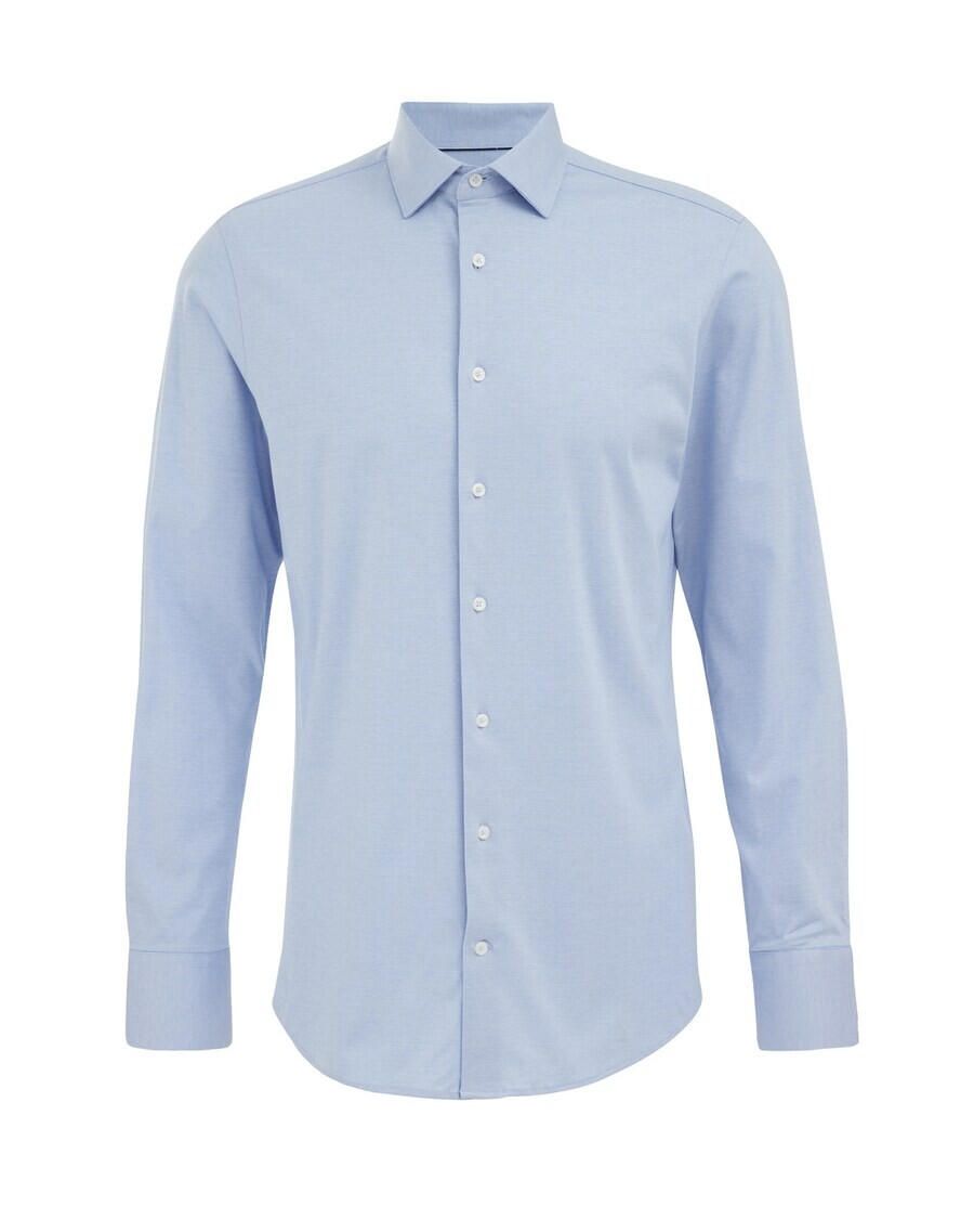 

Деловая рубашка WE Fashion Slim fit Business Shirt, светло-синий