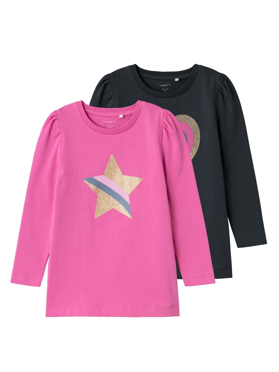 

Лонгслив NAME IT NASTAR, цвет Sapphire/Dark blue/Pink/Light pink