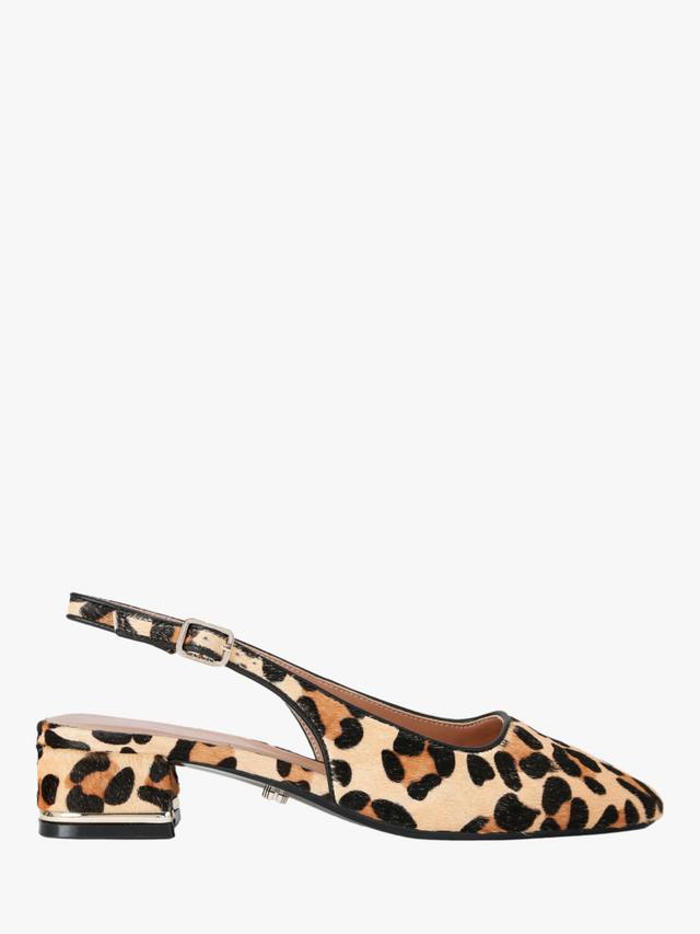 Босоножки Bello на каблуке с леопардовым принтом и ремешком на пятке Carvela