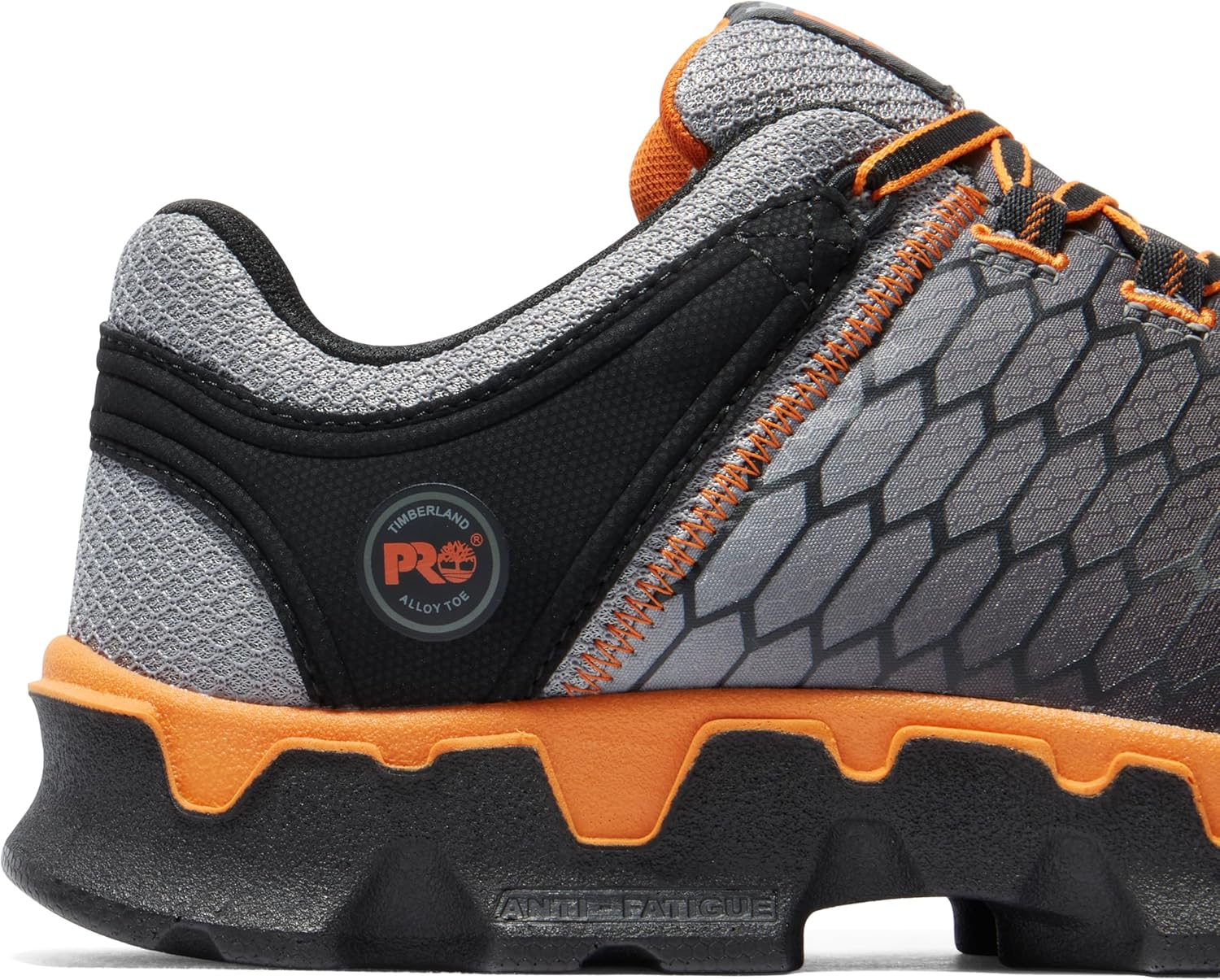 Timberland PRO мужские промышленные и строительные ботинки Powertrain Sport Alloy-Toe EH, Black/Grey/Orange-2024 New — фото 3
