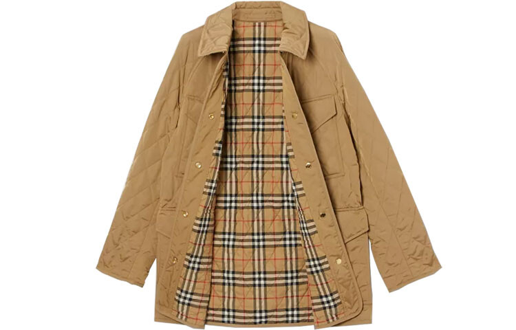 Куртка Burberry Женская стеганая, Archive бежевый — фото 2