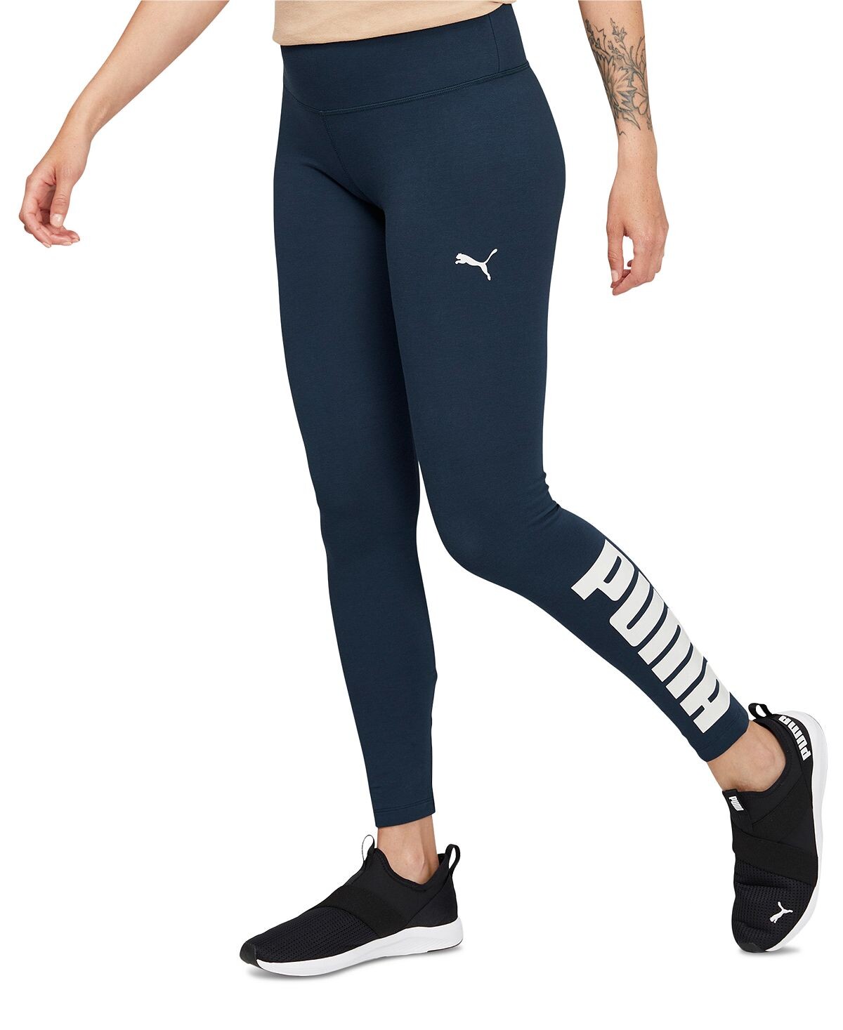 

Женские спортивные леггинсы полной длины с графическим рисунком Puma