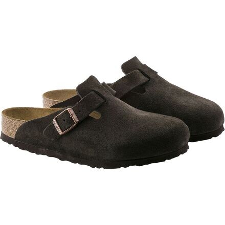 

Замшевые сабо Boston с мягкой стелькой мужские Birkenstock, цвет Mocha Suede