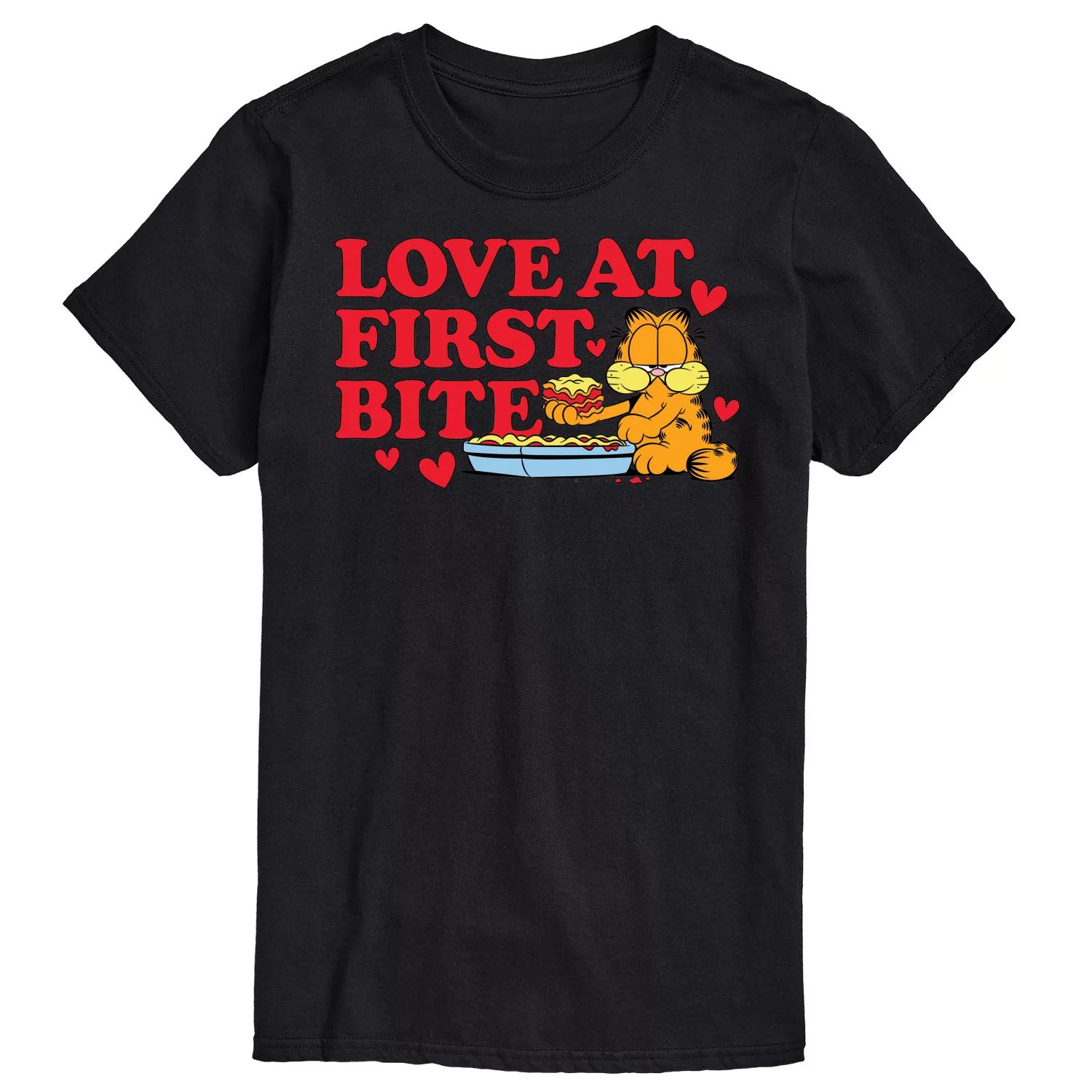 

Футболка Big & Tall Garfield Love First Bite License, черный