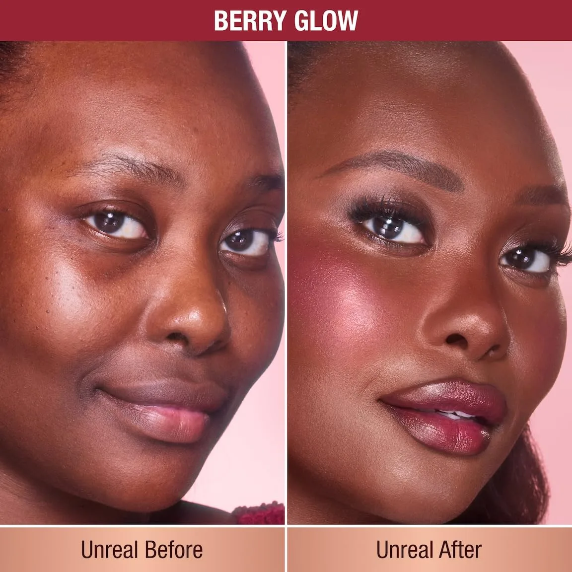 Румяна-стик Charlotte Tilbury Unreal Healthy Glow - кремовая текстура с возможностью наслаивания и ухаживающими компонентами - легко наносятся, растушевываются и придают коже сияние., Berry Glow - rich berry — фото 2