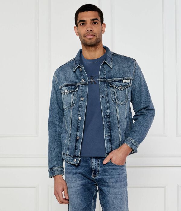 

Джинсовая куртка Slim fit Calvin Klein Jeans, синий