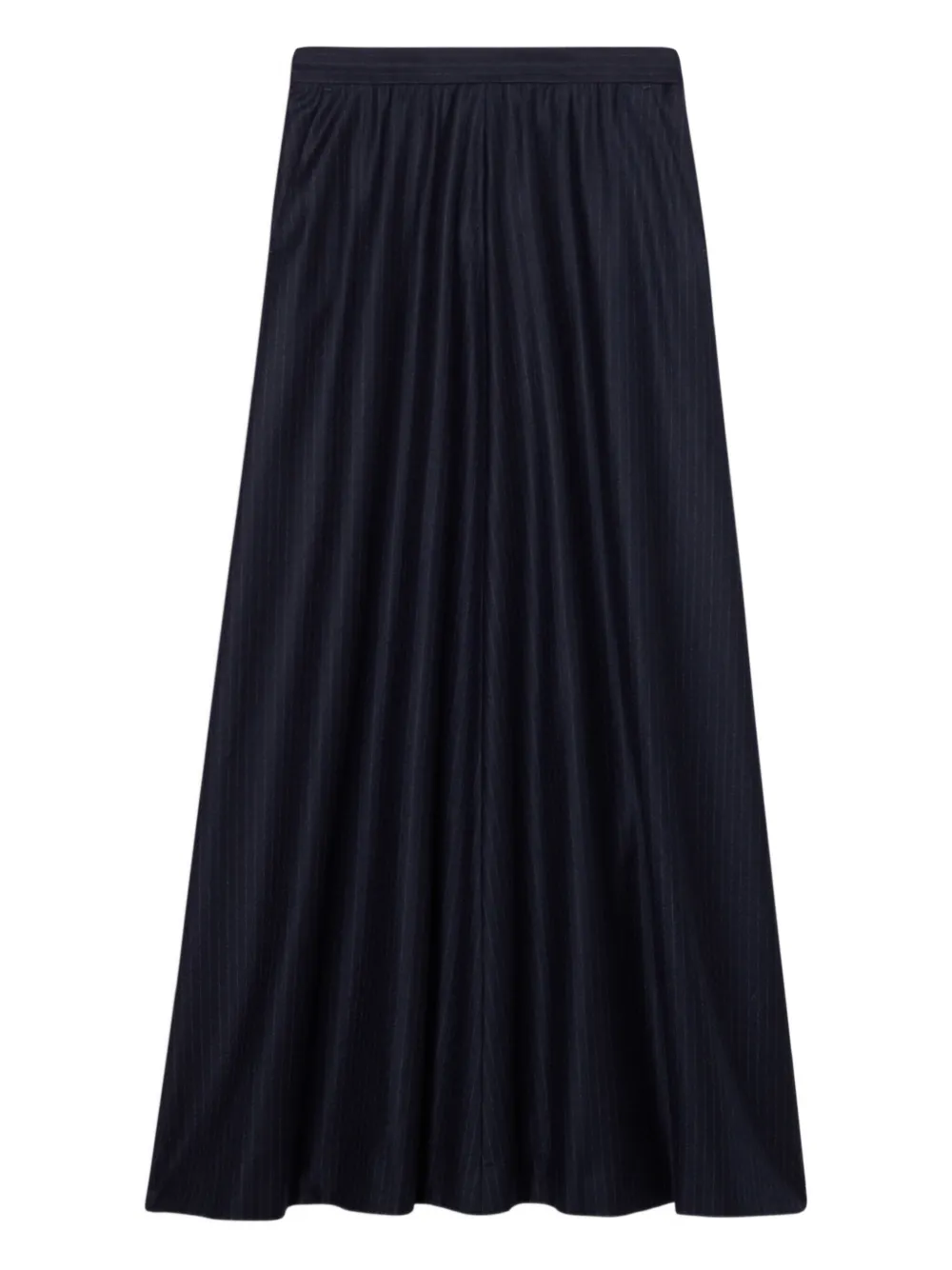 

Юбка из чистой шерсти с полосатым узором Brooks Brothers, синий