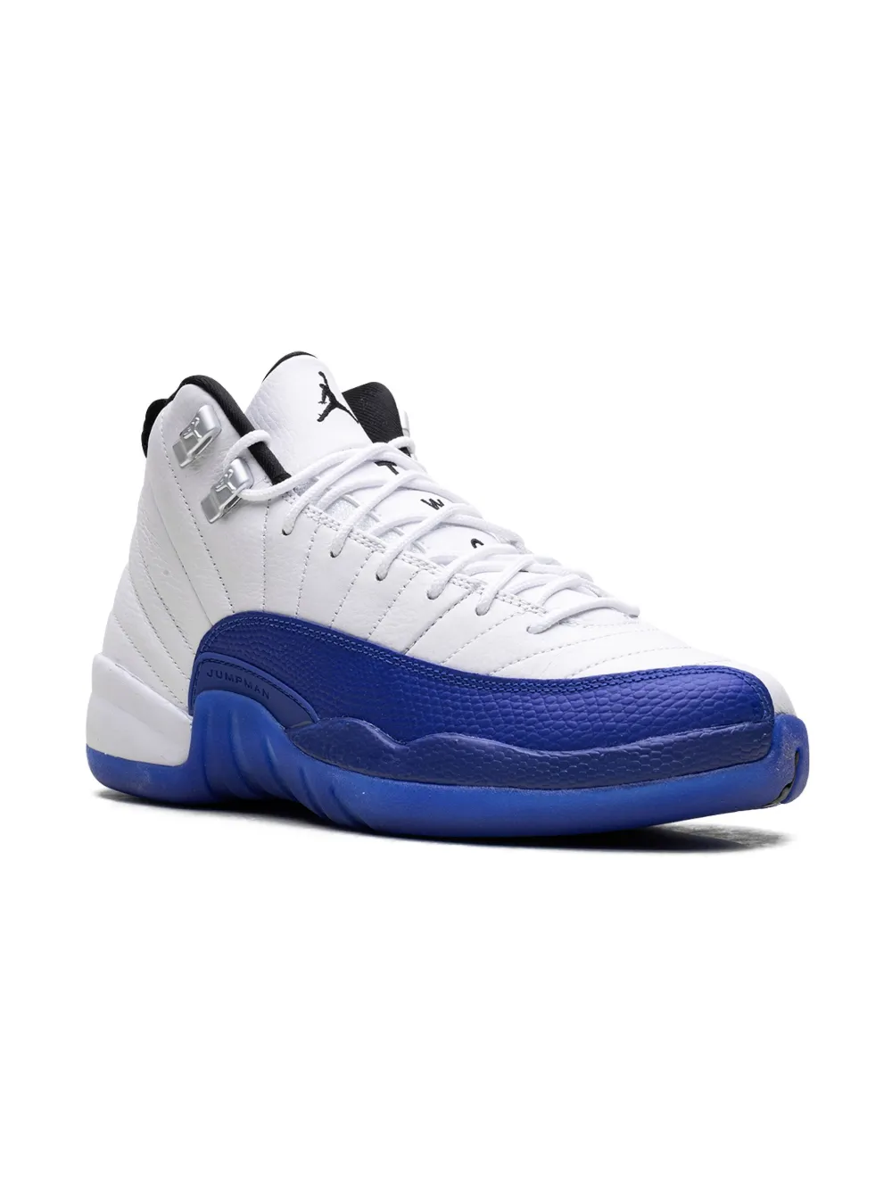 

Кроссовки Air Jordan 12 Wizards - White/Black/Game Royal Jordan Kids, белый