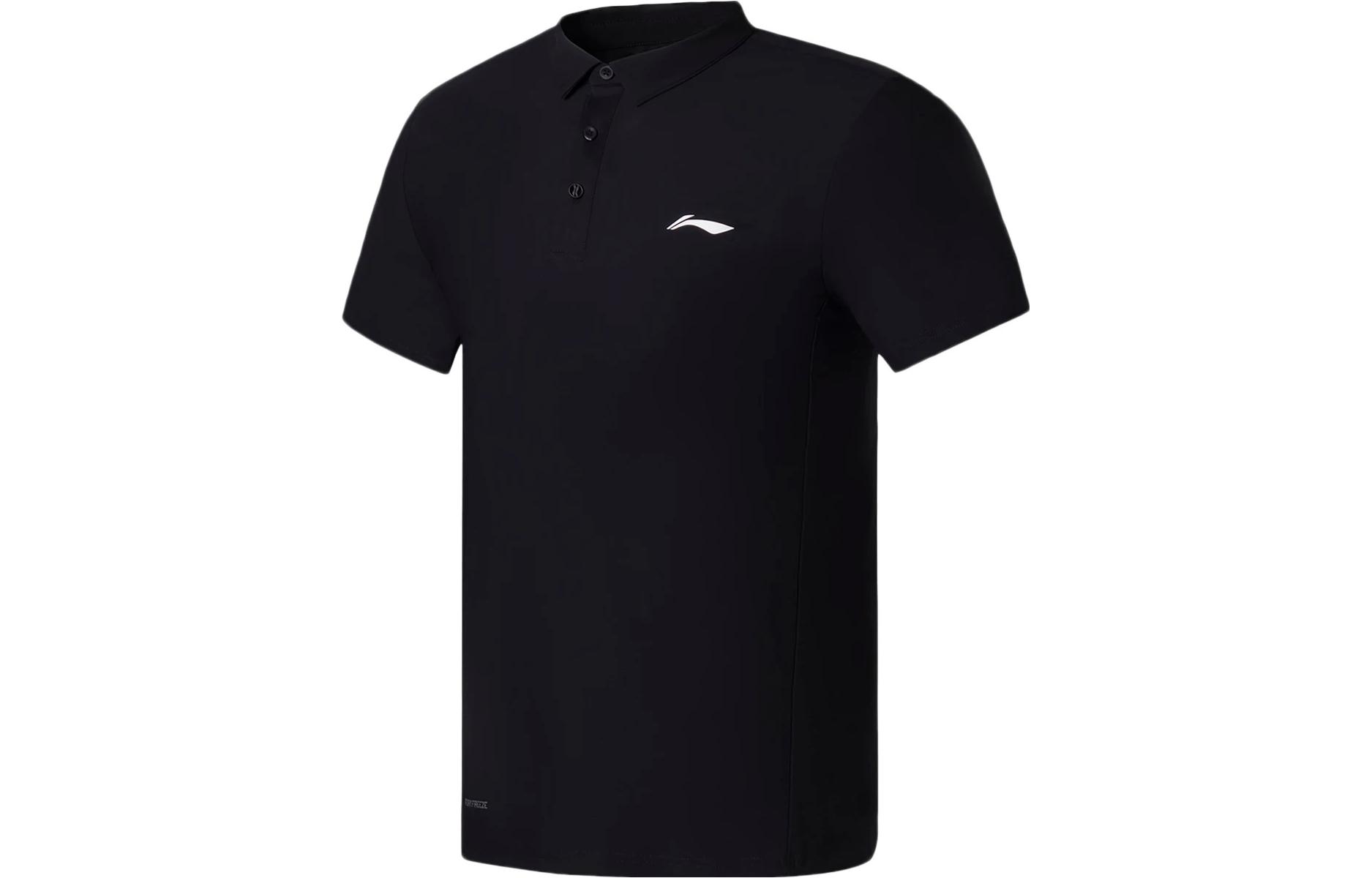 

Мужская поло-рубашка LiNing Fitness Series, черная