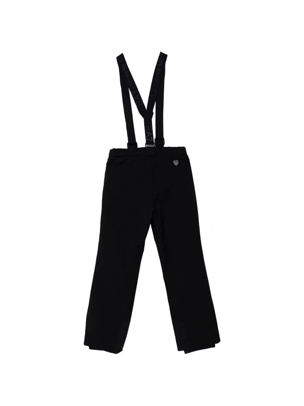 Лыжные брюки с подтяжками Emporio Armani Kids, черный — фото 2