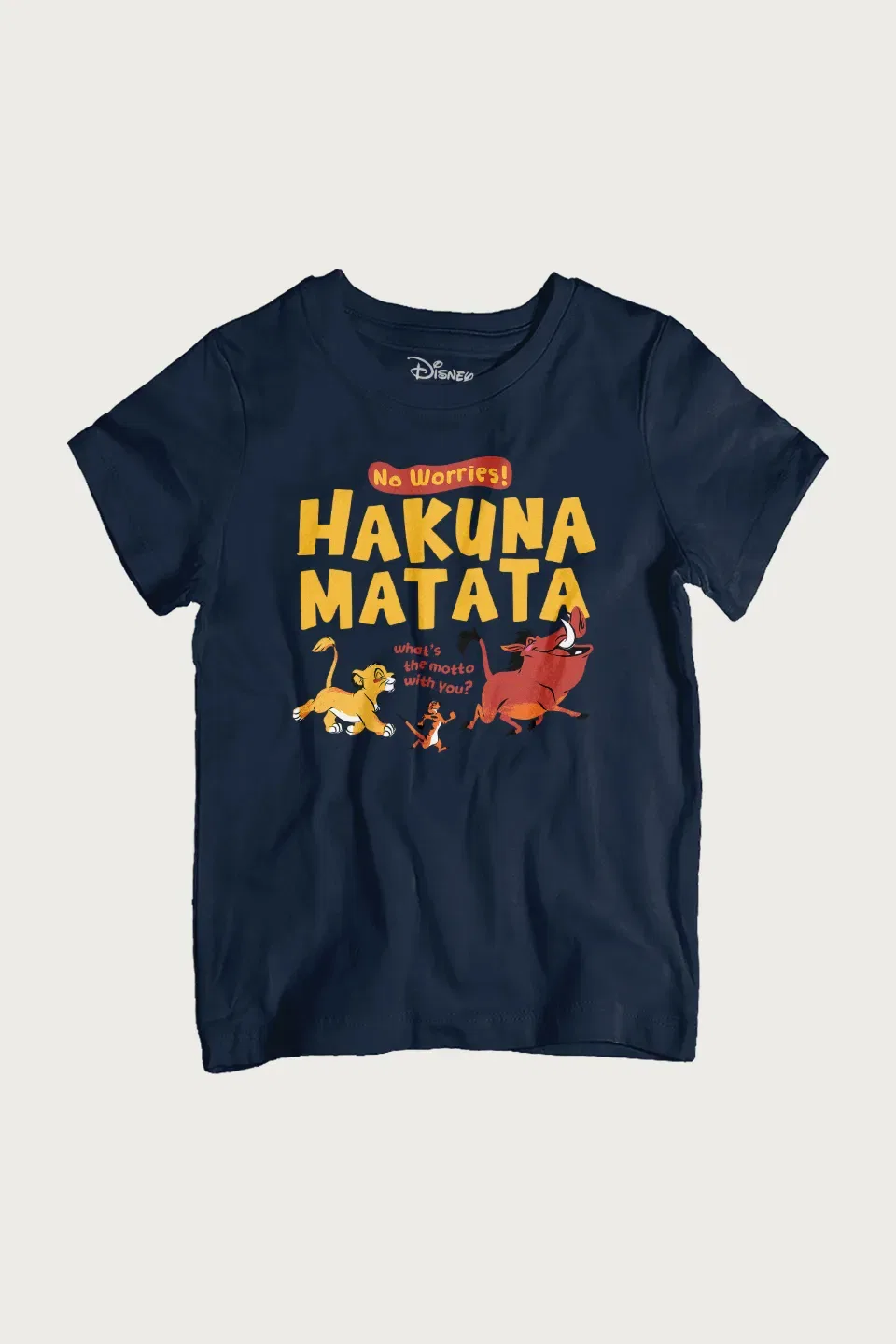 Футболка The Lion King Hakuna Matata Disney, темно-синий — фото 2