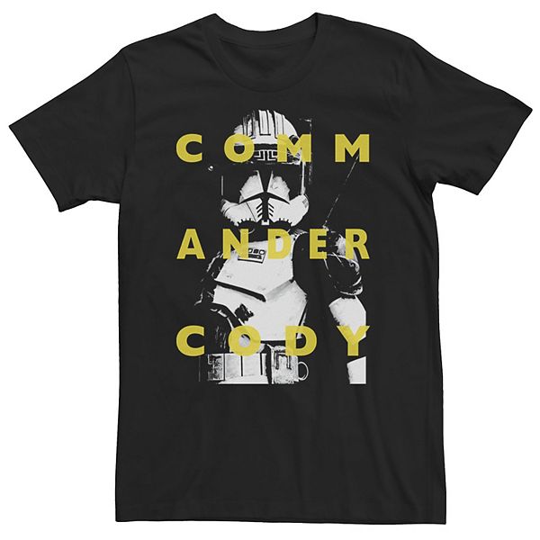 

Футболка Big & Tall с принтом Clone Wars Commander Cody Star Wars