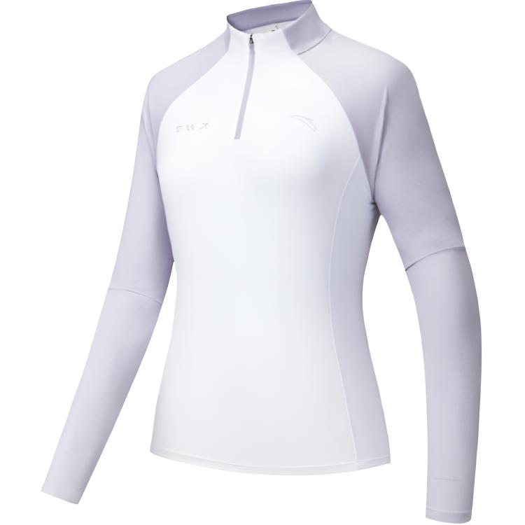 

Топ Running Collection Knitwear Women's ANTA, белый/светло-фиолетовый