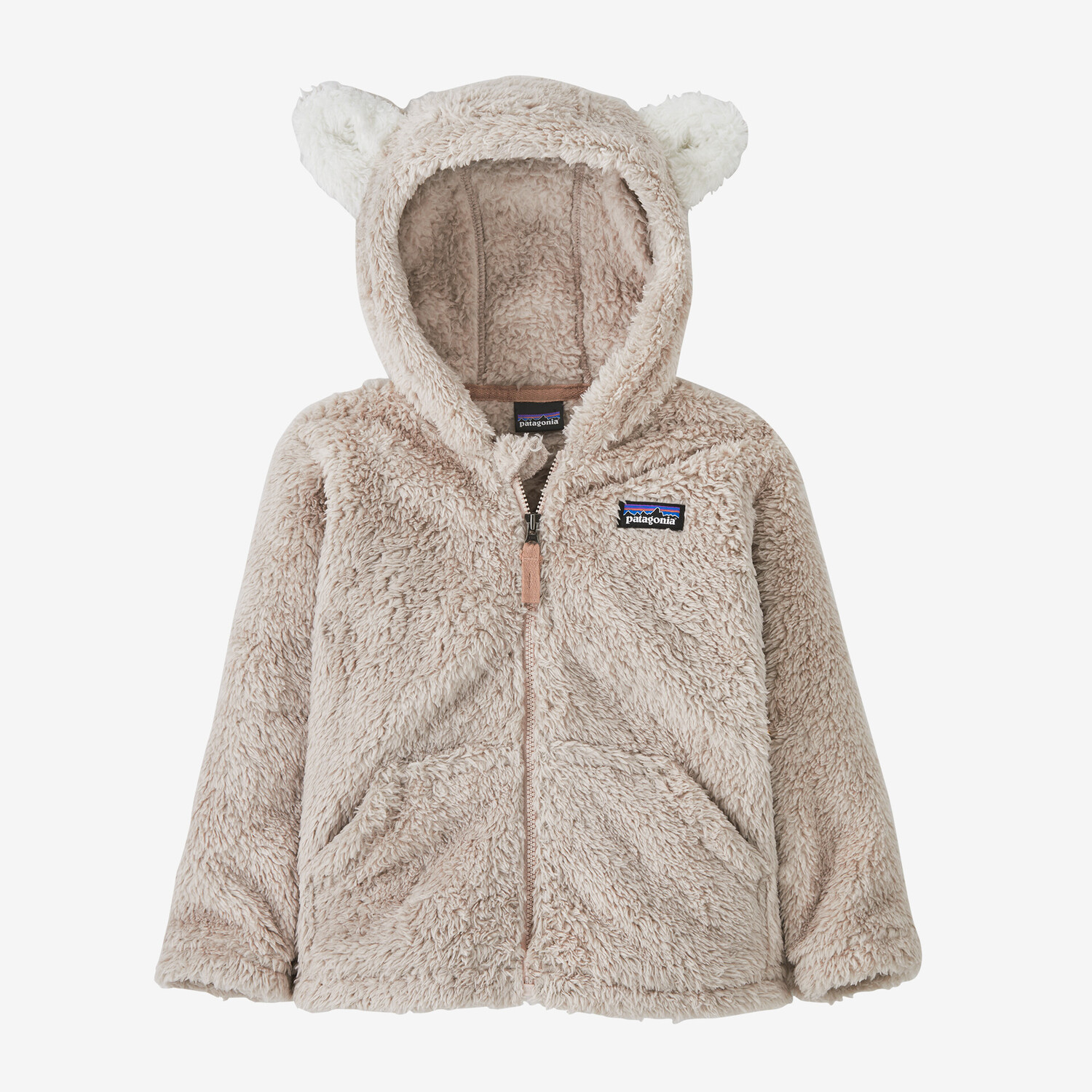 

Флисовая толстовка Baby Furry Friends Patagonia, цвет Shroom Taupe