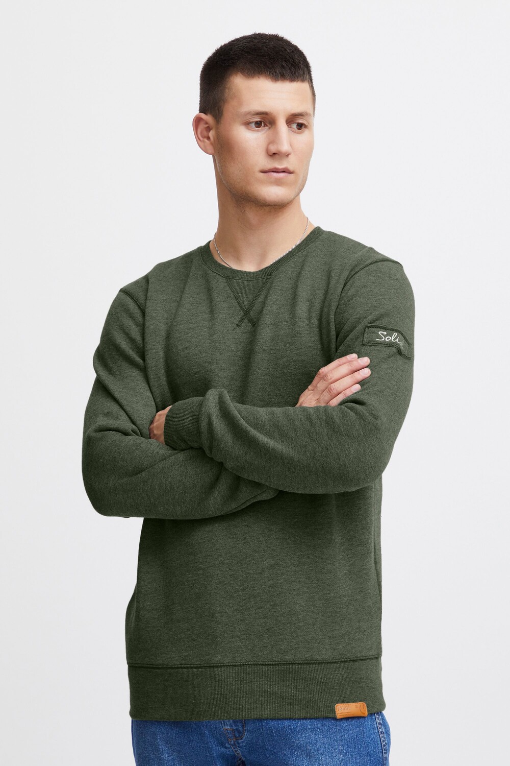 

Толстовка !SOLID SDTrip O Neck, зеленый