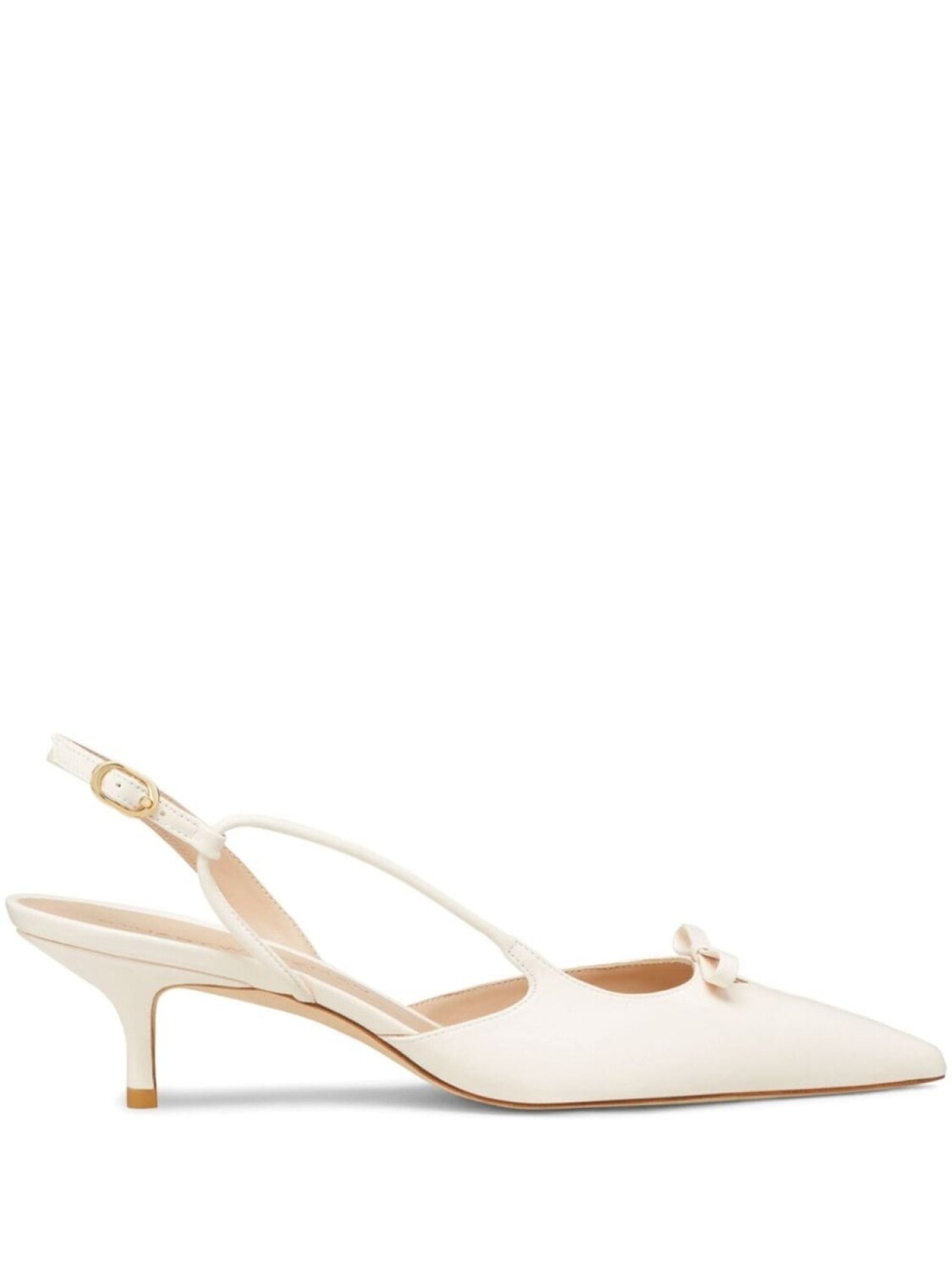 

Stuart Weitzman туфли-лодочки из кожи Tully 50 мм, нейтральный цвет