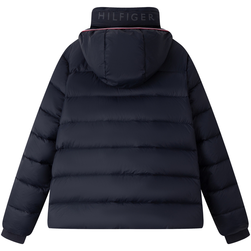 Tommy Hilfiger Воротник-воронка Застёжка-молния Пуховик, Navy Blue DW5 — фото 4