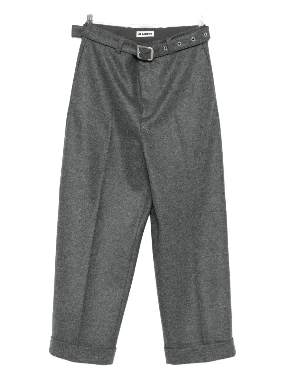 

Брюки с поясом JIL SANDER, зеленый