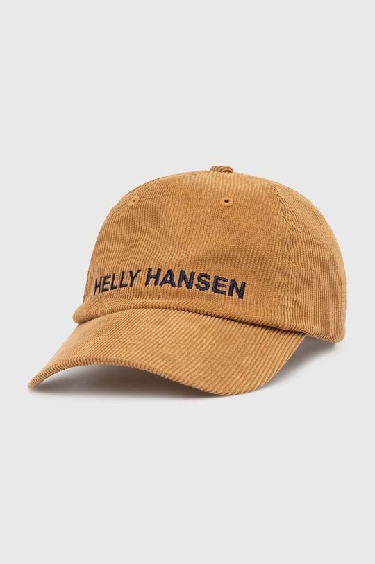 

Вельветовая бейсболка с графическим рисунком Cap Helly Hansen, коричневый