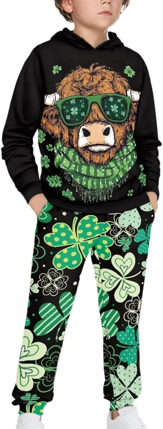 Детский спортивный костюм Highland Cow Clover, DISNIMO