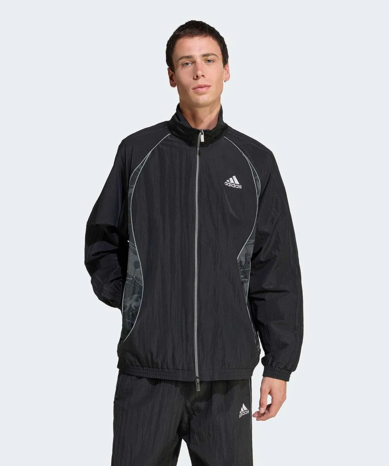 Трек-топ Адилениум сезон 4 Teamgeist, Adidas Originals, чёрный — фото 3